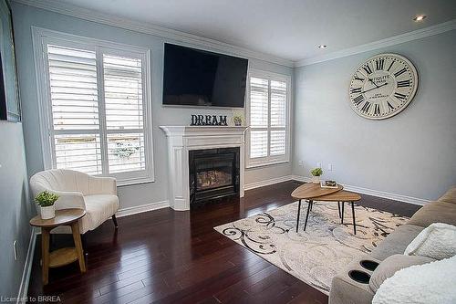 15094 Danby Road, Halton Hills, ON - Indoor Photo Showing Living Room With Fireplace