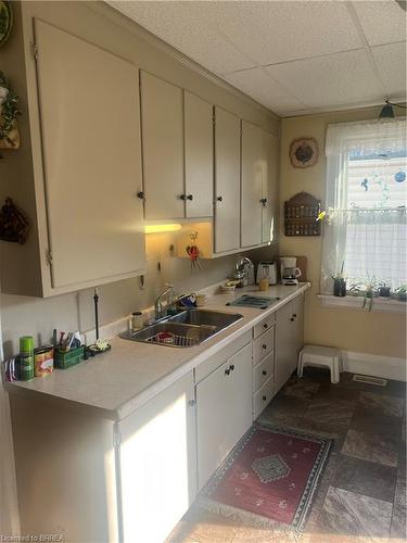 29/31 London Street, Tillsonburg, ON - Indoor Photo Showing Kitchen With Double Sink