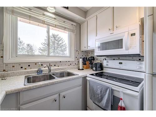 46 James Street, Burford, ON - Indoor Photo Showing Kitchen With Double Sink