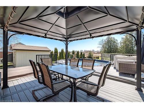 46 James Street, Burford, ON - Outdoor With Deck Patio Veranda With Exterior