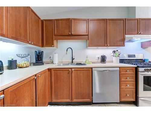 19-54 Garden Avenue, Brantford, ON - Indoor Photo Showing Kitchen With Double Sink