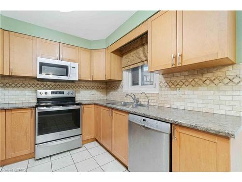 52 Gurnett Drive, Hamilton, ON - Indoor Photo Showing Kitchen With Double Sink