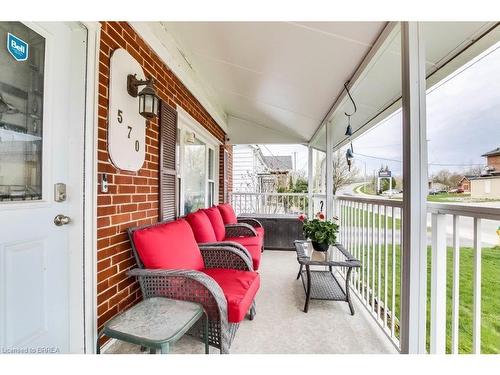 570 Henry Street, Woodstock, ON - Outdoor With Deck Patio Veranda With Exterior
