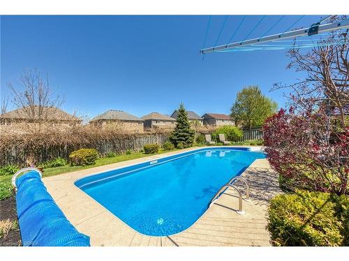 55 Lovell Crescent, Brantford, ON - Outdoor With In Ground Pool With Backyard