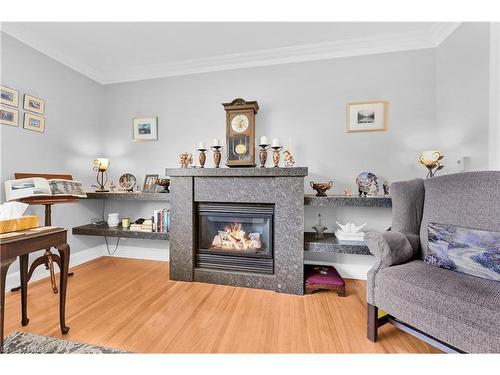 68 Devon Street, Brantford, ON - Indoor Photo Showing Living Room With Fireplace