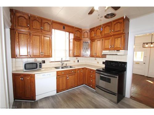 36 Palace Street, Brantford, ON - Indoor Photo Showing Kitchen With Double Sink