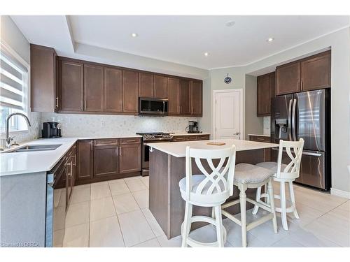 8 Lorne Card Drive, Paris, ON - Indoor Photo Showing Kitchen With Double Sink With Upgraded Kitchen