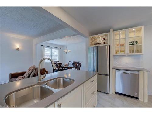38 Abigail Avenue, Brantford, ON - Indoor Photo Showing Kitchen With Double Sink