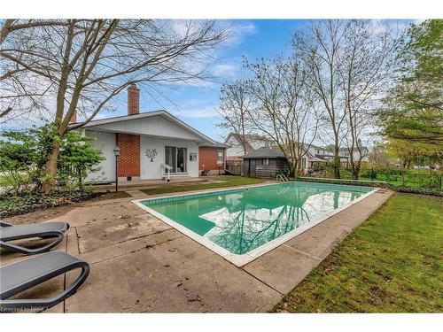 73 Franklin Street, Brantford, ON - Outdoor With In Ground Pool