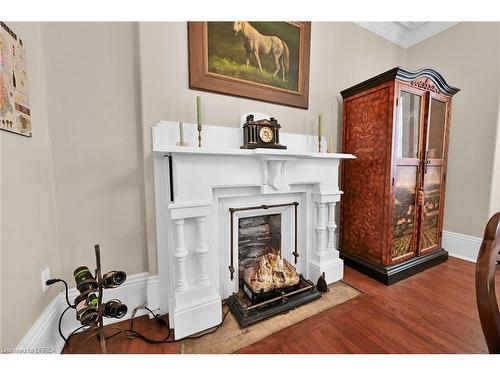 40 Locke Street S, Hamilton, ON - Indoor With Fireplace