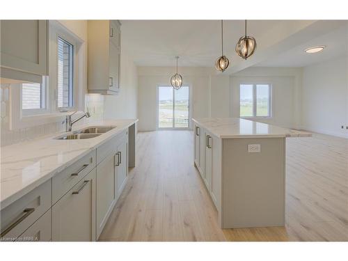 345 Bradshaw Drive, Stratford, ON - Indoor Photo Showing Kitchen With Double Sink