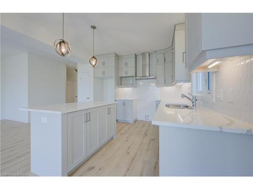 345 Bradshaw Drive, Stratford, ON - Indoor Photo Showing Kitchen With Double Sink With Upgraded Kitchen