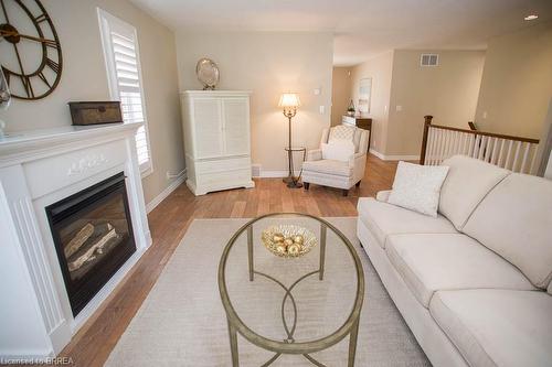 8 Ravine Court, Port Dover, ON - Indoor Photo Showing Living Room With Fireplace