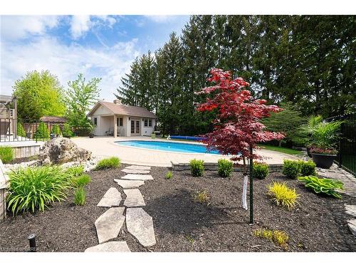 8 Ravine Court, Port Dover, ON - Outdoor With In Ground Pool With Backyard