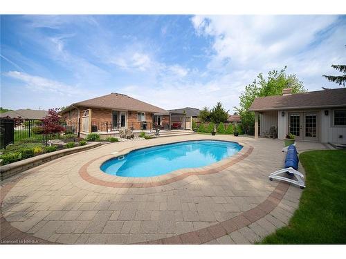 8 Ravine Court, Port Dover, ON - Outdoor With In Ground Pool With Backyard