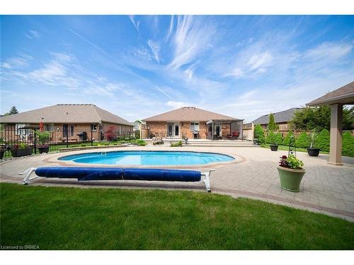 8 Ravine Court, Port Dover, ON - Outdoor With In Ground Pool With Backyard