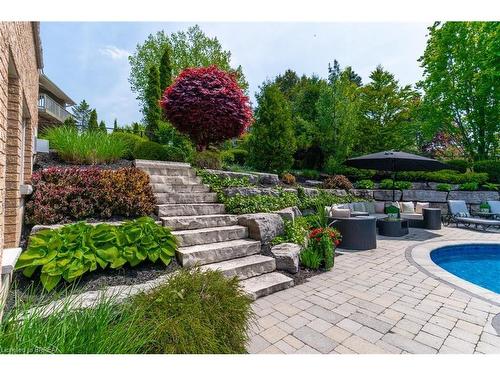 75 St. Andrews Drive, Brantford, ON - Outdoor With In Ground Pool With Backyard