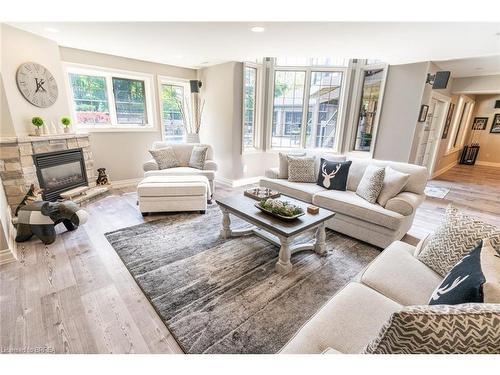 75 St. Andrews Drive, Brantford, ON - Indoor Photo Showing Living Room With Fireplace