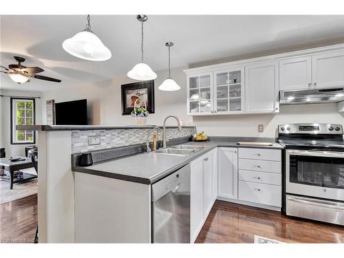 45 Brewster Way, Brantford, ON - Indoor Photo Showing Kitchen With Stainless Steel Kitchen With Double Sink