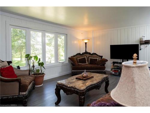 251 Harley Road, Harley, ON - Indoor Photo Showing Living Room With Fireplace