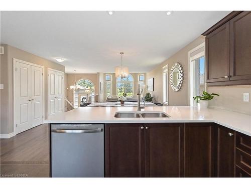 160 Oak Street, Simcoe, ON - Indoor Photo Showing Kitchen With Double Sink