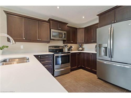 160 Oak Street, Simcoe, ON - Indoor Photo Showing Kitchen With Double Sink