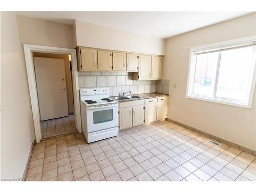 118 Albion Street, Brantford, ON - Indoor Photo Showing Kitchen With Double Sink