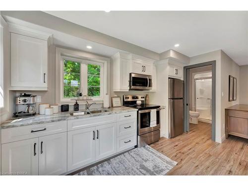 61 East Harris Road, Brantford, ON - Indoor Photo Showing Kitchen With Double Sink