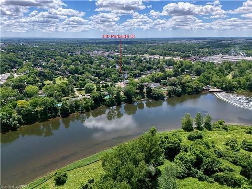 140 Parkside Drive, Brantford, ON - Outdoor With Body Of Water With View