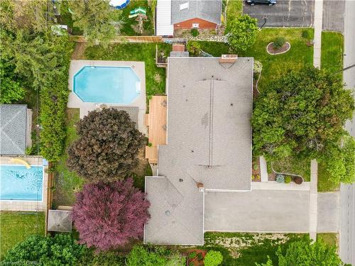 166 St George Street, Brantford, ON - Outdoor With In Ground Pool