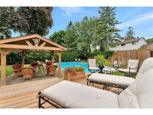 166 St George Street, Brantford, ON - Outdoor With Deck Patio Veranda With Backyard