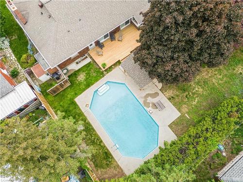 166 St George Street, Brantford, ON - Outdoor With In Ground Pool