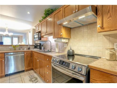 28 Richter Street, Brantford, ON - Indoor Photo Showing Kitchen With Double Sink