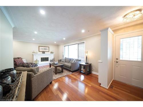 6 Sherry Lane, Brantford, ON - Indoor Photo Showing Living Room With Fireplace