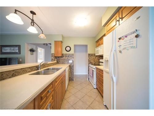 20 Allwood Street, Brantford, ON - Indoor Photo Showing Kitchen With Double Sink