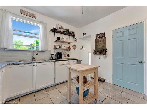 180 Marlborough Street, Brantford, ON - Indoor Photo Showing Kitchen With Double Sink
