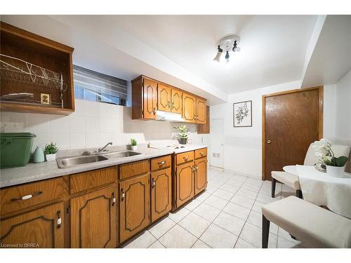 98 Ferguson Avenue N, Hamilton, ON - Indoor Photo Showing Kitchen With Double Sink