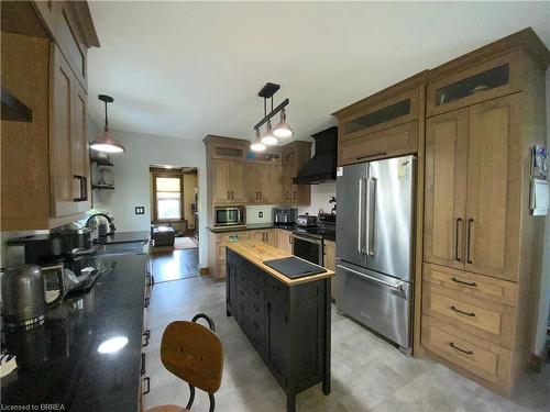 41 Capron Street, Paris, ON - Indoor Photo Showing Kitchen With Double Sink