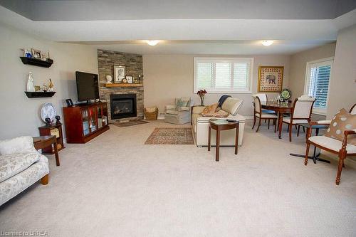 6-158 Willow Street, Paris, ON - Indoor Photo Showing Living Room With Fireplace