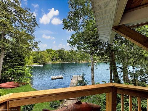 31 Fowke Lake Road, Lount, ON - Outdoor With Body Of Water With Deck Patio Veranda With Exterior