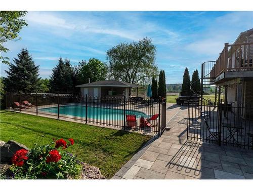 95 St George Road, Paris, ON - Outdoor With In Ground Pool