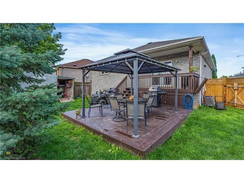 45 Brewster Way, Brantford, ON - Outdoor With Deck Patio Veranda