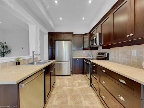 58 Myers Lane, Hamilton, ON - Indoor Photo Showing Kitchen With Double Sink