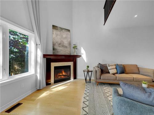 58 Myers Lane, Hamilton, ON - Indoor Photo Showing Living Room With Fireplace