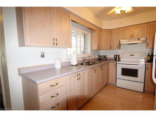 17-20 Courtland Drive, Brantford, ON - Indoor Photo Showing Kitchen With Double Sink