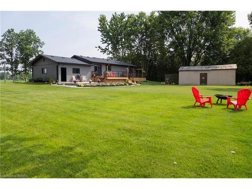 41 Seventh Conc Road, Burford, ON - Outdoor With Deck Patio Veranda With Backyard