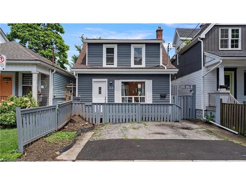 33 Highland Avenue, Hamilton, ON - Outdoor With Deck Patio Veranda With Facade