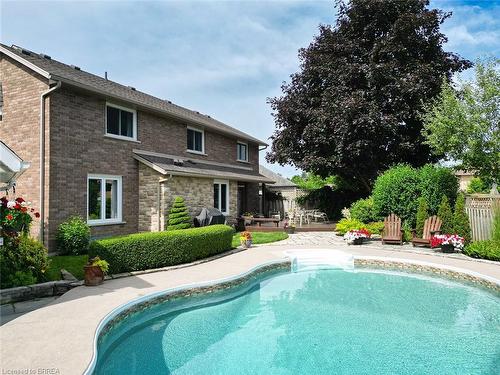 15 Pinto Court, Brantford, ON - Outdoor With In Ground Pool