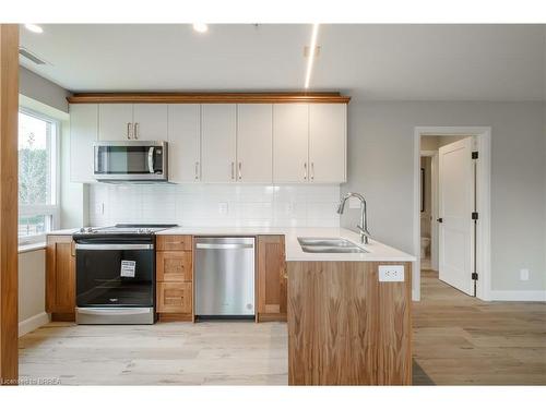 110-34 Norman Street, Brantford, ON - Indoor Photo Showing Kitchen With Double Sink