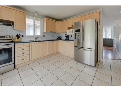 217 Balmoral Drive, Brantford, ON - Indoor Photo Showing Kitchen With Double Sink